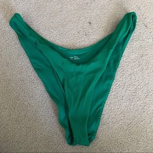 NWOT green bikini bottom